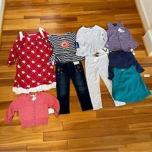 **NWT** Bundle lot of girl pajamas jeans shirts